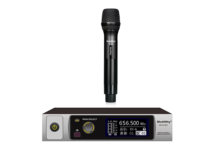  一拖一无线话筒MUH 1000（可选手持、头戴或领夹）